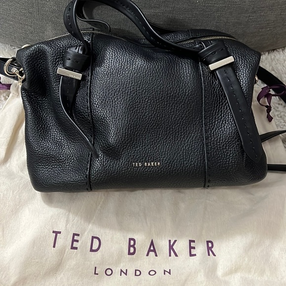 Ted Baker London Handbags - Ted Baker black pebbled leather bag - Excellent condition